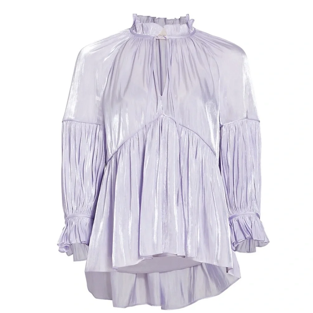 Cinq A Sept Phyllis Gathered Blouse - Picture 3 of 15